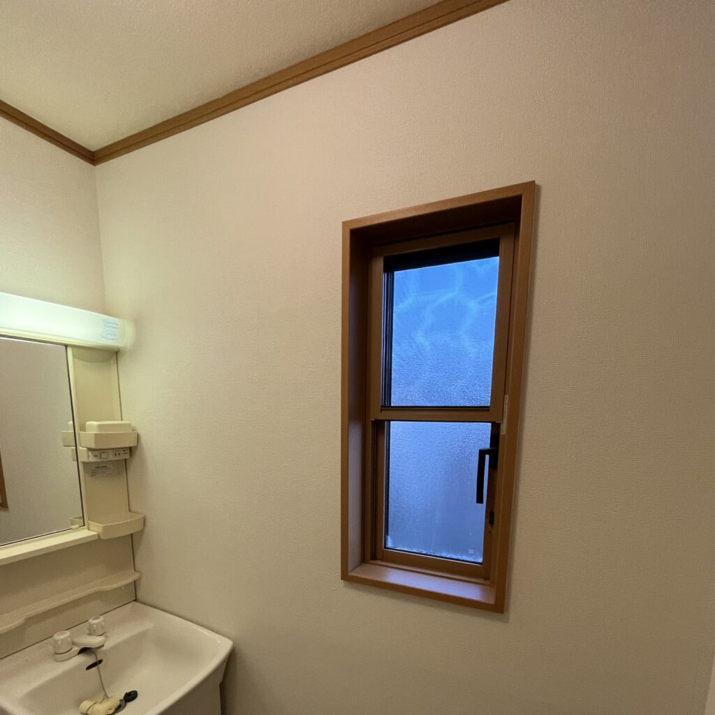 アパート 脱衣所 壁クロス張替 矢板市